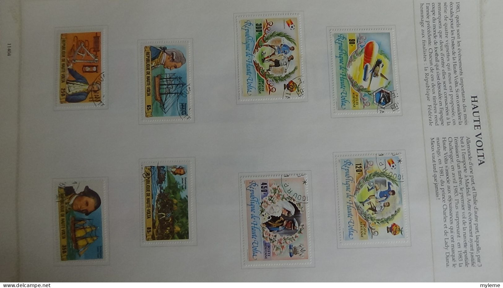 BF3 Classeur de timbres et blocs oblitérés d'Afrique. (toutes les photos n'ont pas été prises)  A saisir !!!.