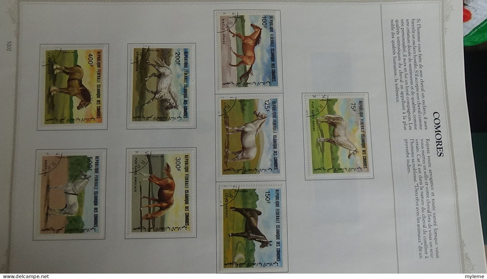 BF3 Classeur de timbres et blocs oblitérés d'Afrique. (toutes les photos n'ont pas été prises)  A saisir !!!.