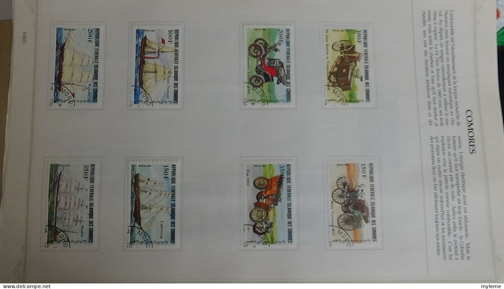 BF3 Classeur de timbres et blocs oblitérés d'Afrique. (toutes les photos n'ont pas été prises)  A saisir !!!.