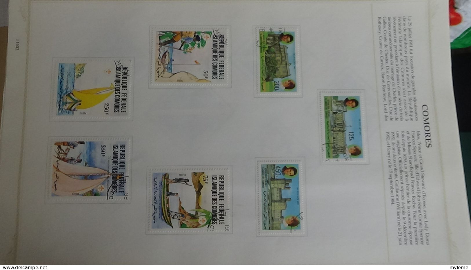 BF3 Classeur de timbres et blocs oblitérés d'Afrique. (toutes les photos n'ont pas été prises)  A saisir !!!.