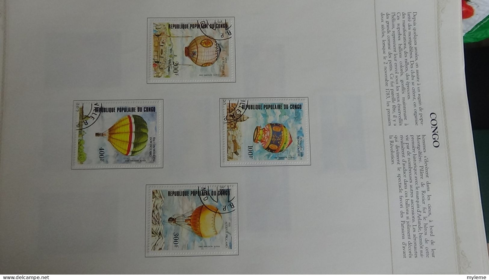 BF3 Classeur de timbres et blocs oblitérés d'Afrique. (toutes les photos n'ont pas été prises)  A saisir !!!.