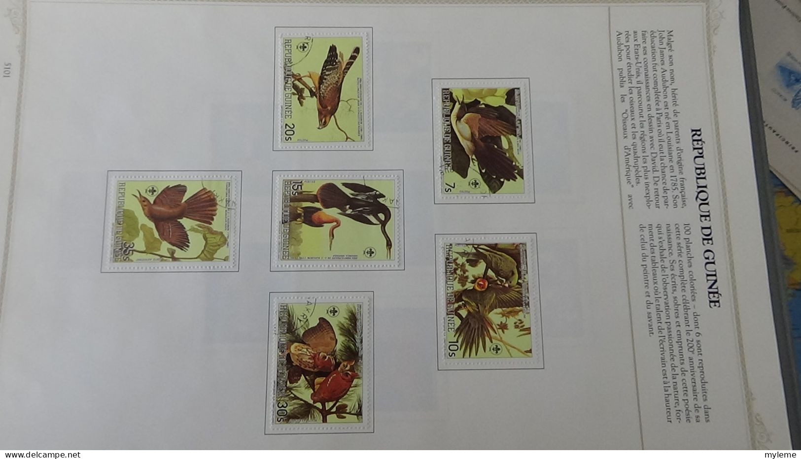BF3 Classeur de timbres et blocs oblitérés d'Afrique. (toutes les photos n'ont pas été prises)  A saisir !!!.