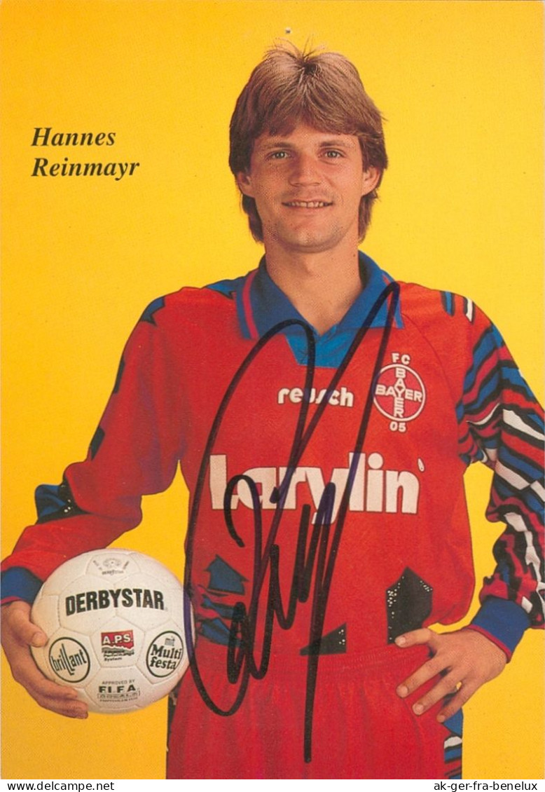 Fußball-Autogrammkarte AK Hannes Reinmayr FC Bayer Uerdingen 94-95 KFC Krefeld MSV Duisburg SK Sturm Graz Stahl Linz ÖFB - Authographs