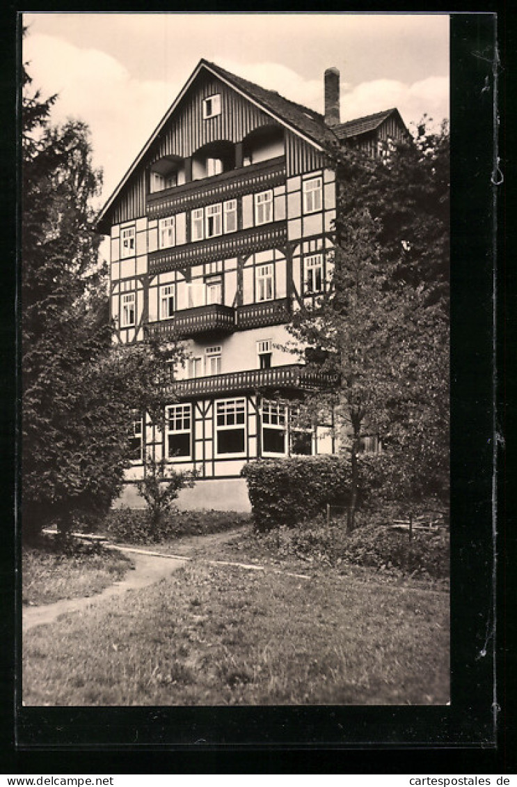 AK Georgenthal /Th., Kindererholungsheim Des VEB Carl Zeiss  - Georgenthal