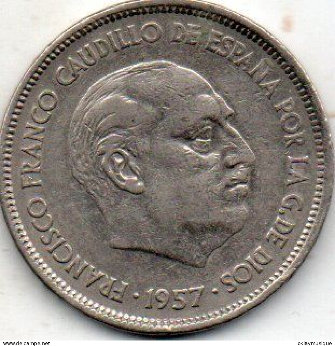 25 Pesetas 1957 - 25 Peseta