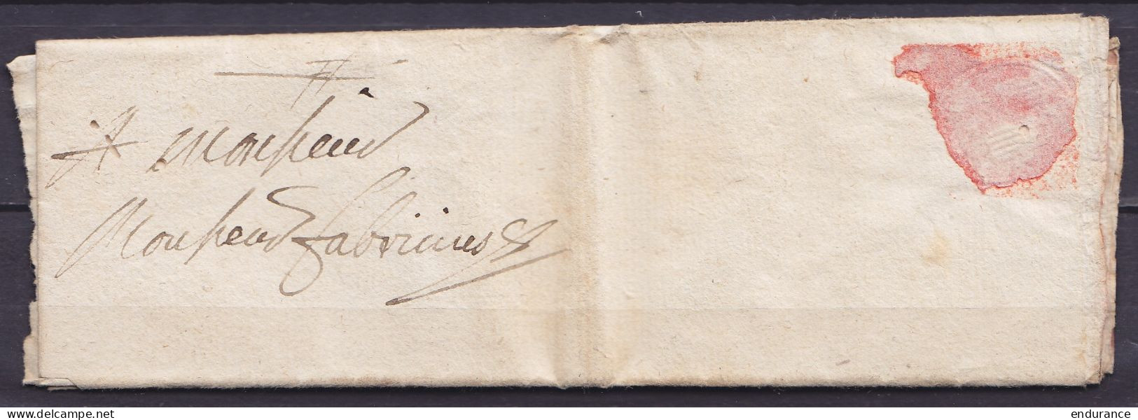 L. Datée 1 Août 1746 De ST-AMAND Pour E/V - 1714-1794 (Pays-Bas Autrichiens)
