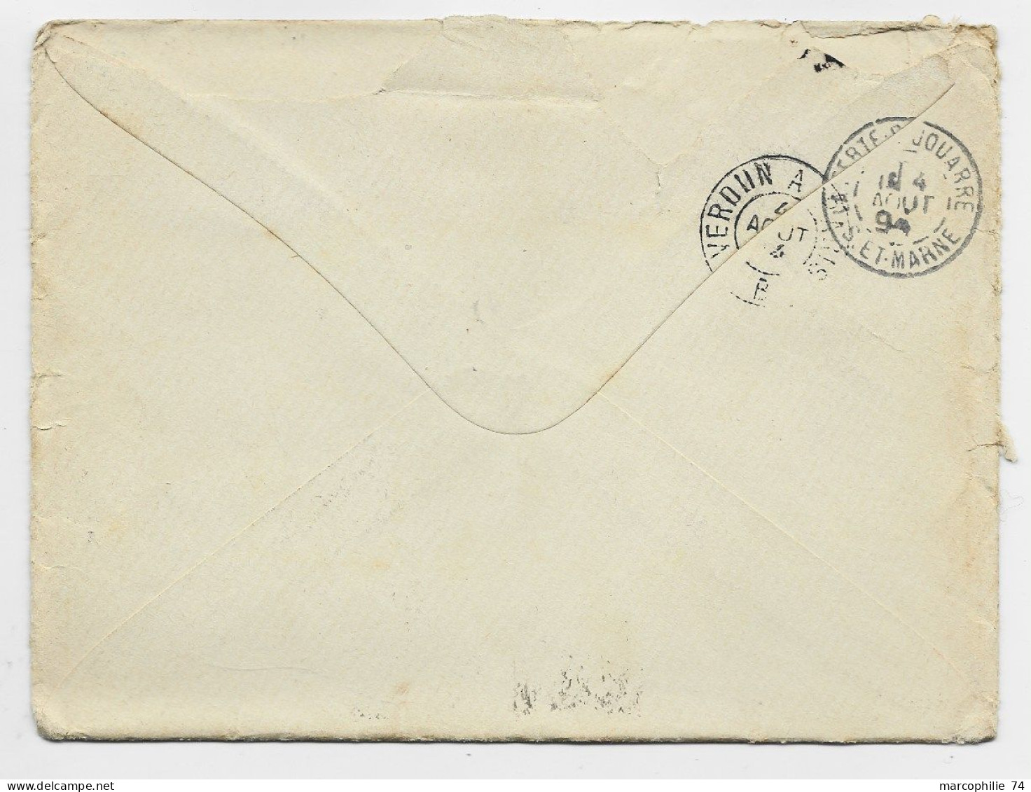 SAGE 25C I PIASTRE PAIRE LETTRE COVER CONSTANTINOPLE GALATA 30 JUIL 1894 TURQUIE TURKEY BOSPHORE - Brieven En Documenten