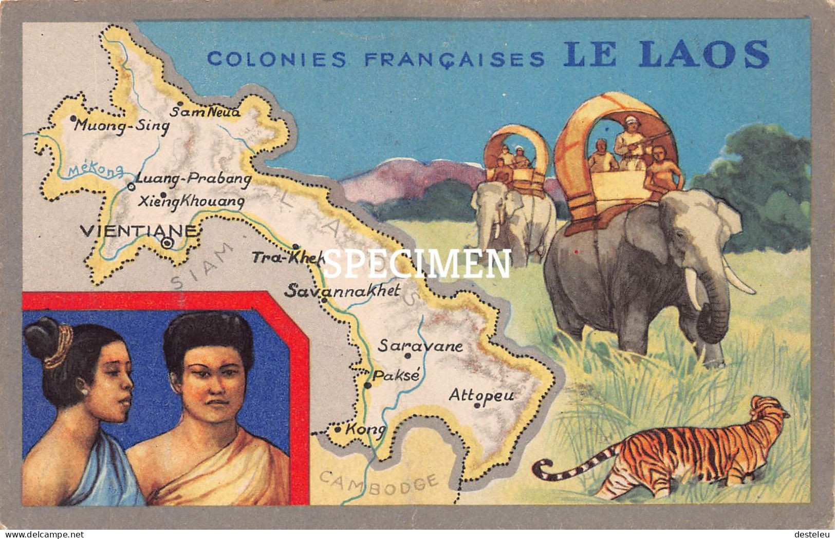 Colonies Françaises - Le Laos - Laos