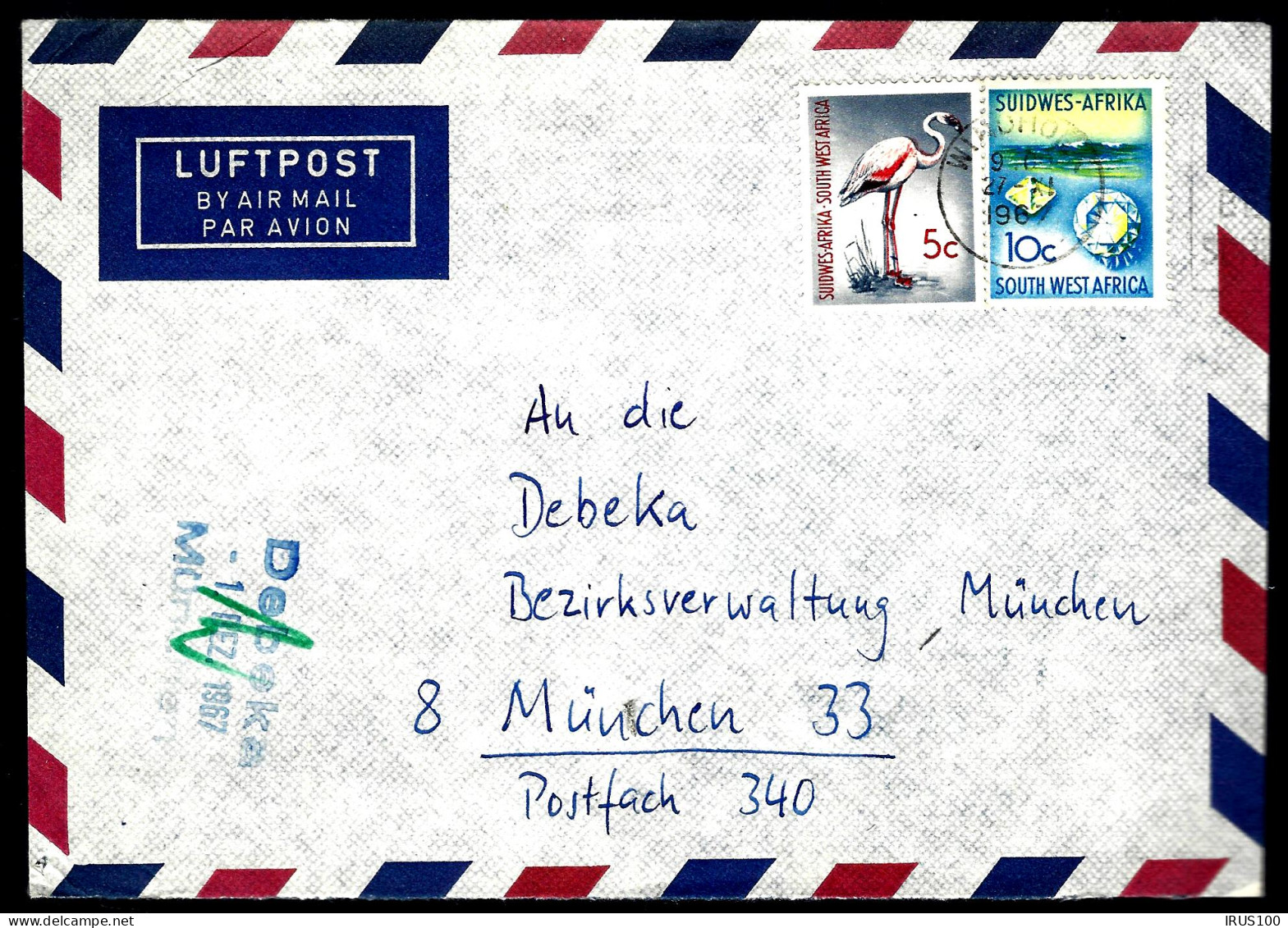 SUIDWES-AFRIKA - 1967 - POUR MUNICH - Covers & Documents
