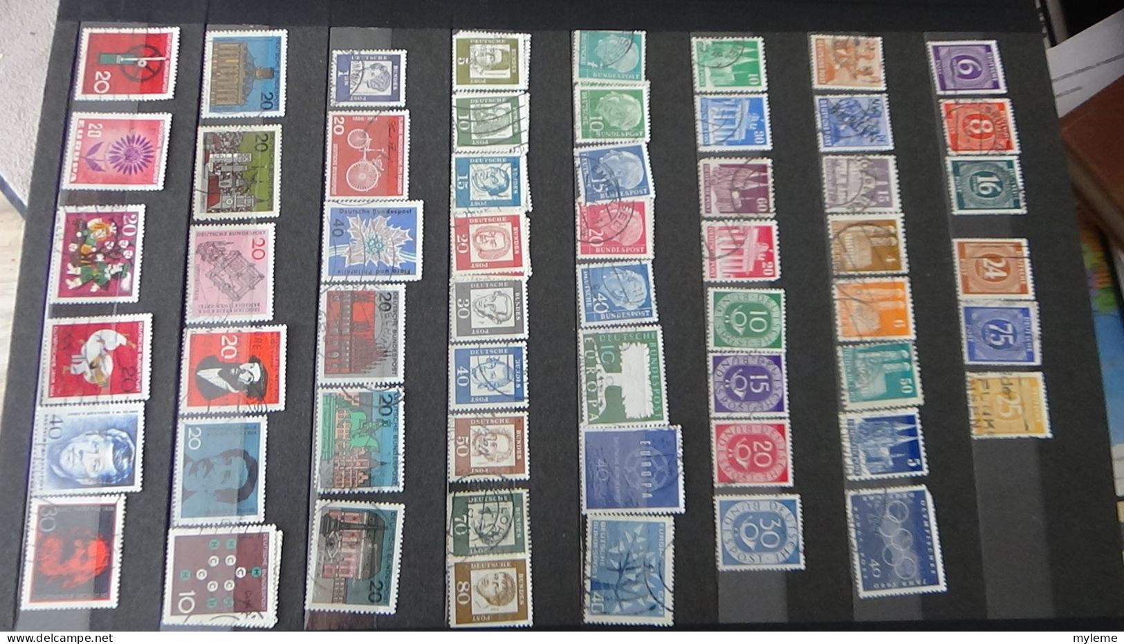 BF5 Collection de timbres oblitérés + plaquette de timbres ** de France. A saisir !!!