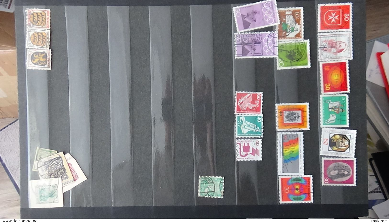 BF5 Collection de timbres oblitérés + plaquette de timbres ** de France. A saisir !!!
