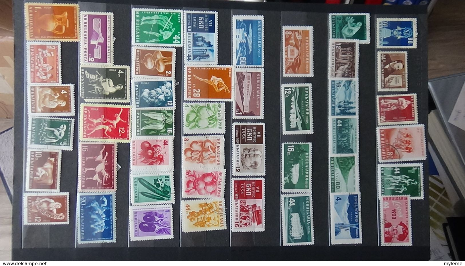 BF5 Collection de timbres oblitérés + plaquette de timbres ** de France. A saisir !!!