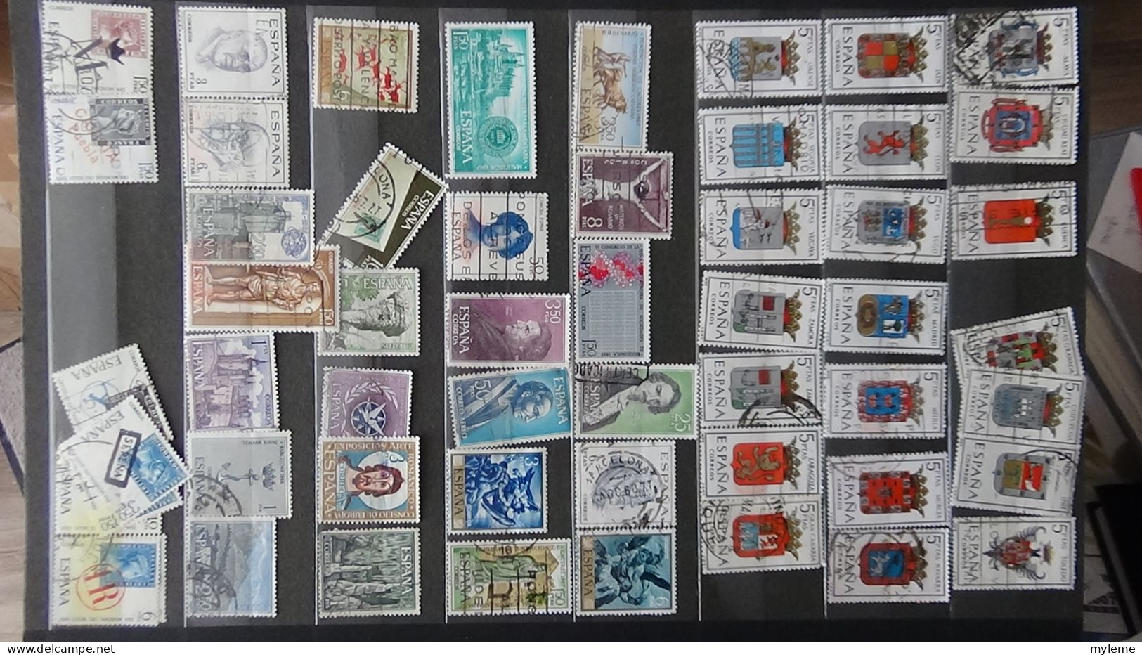 BF5 Collection de timbres oblitérés + plaquette de timbres ** de France. A saisir !!!