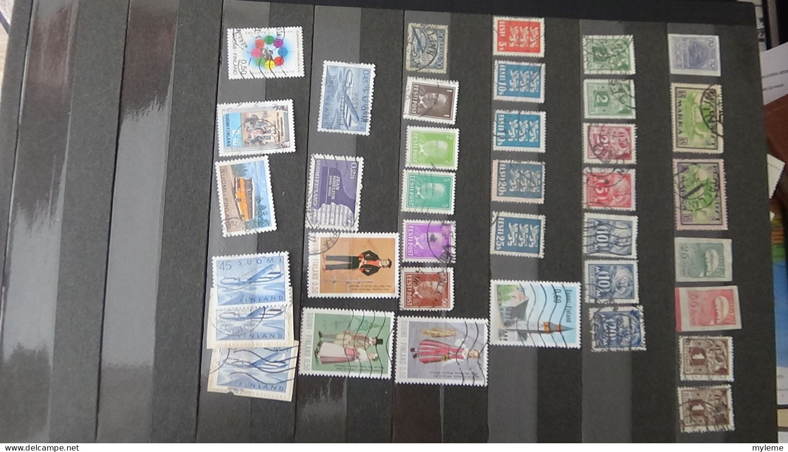 BF5 Collection de timbres oblitérés + plaquette de timbres ** de France. A saisir !!!