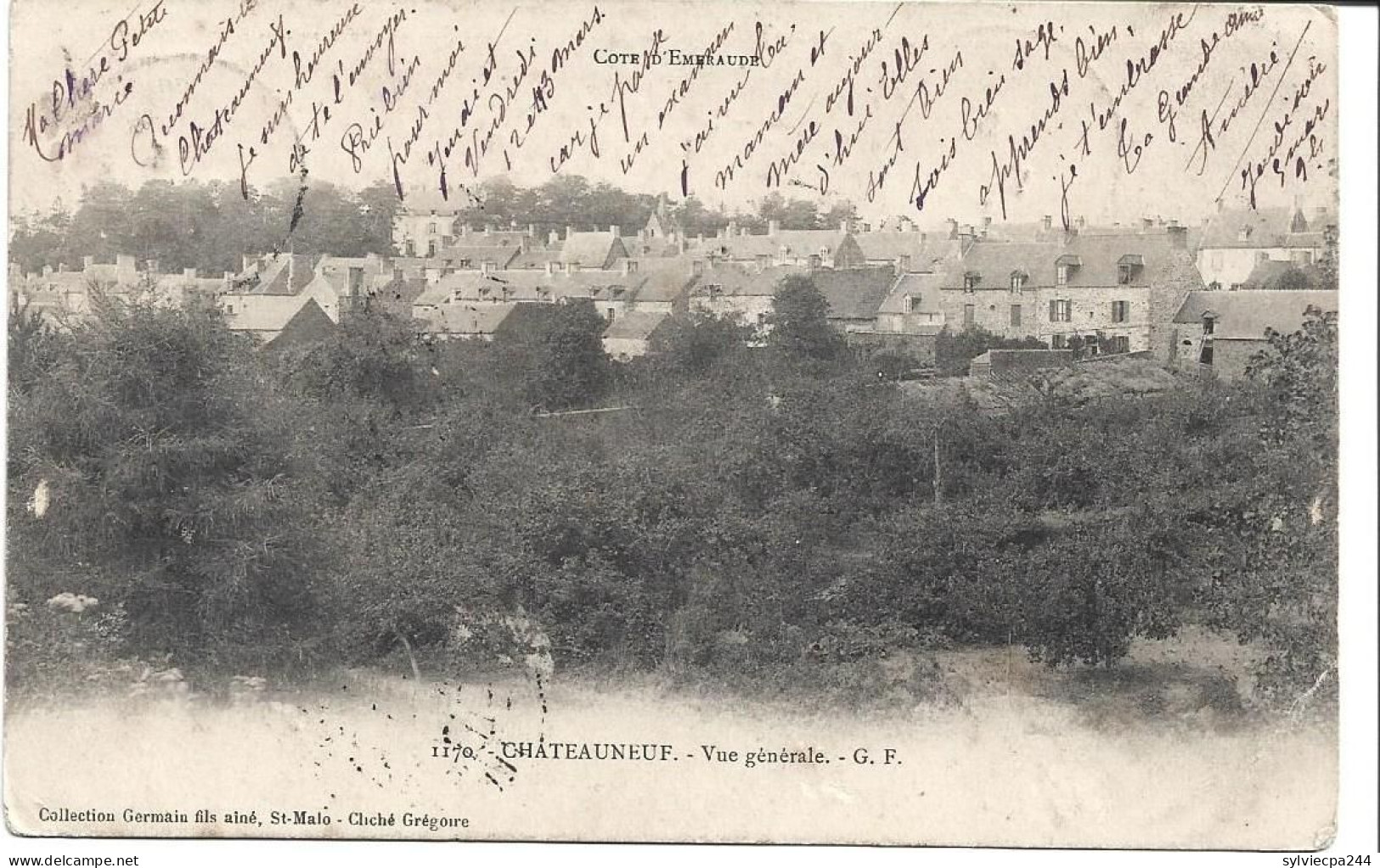 28 - CHATEAUNEUF - VUE GENERALE - Châteauneuf