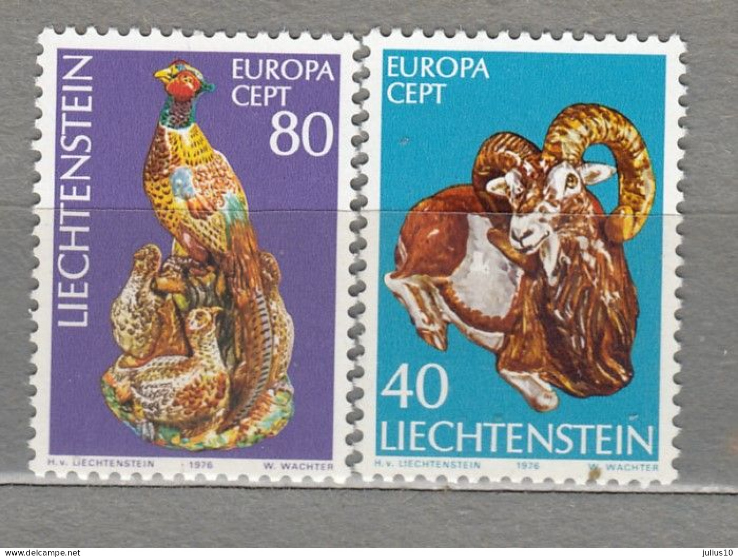 LIECHTENSTEIN 1976 Europa CEPT Art Mi 642-643 MNH(**) #34025 - Unused Stamps