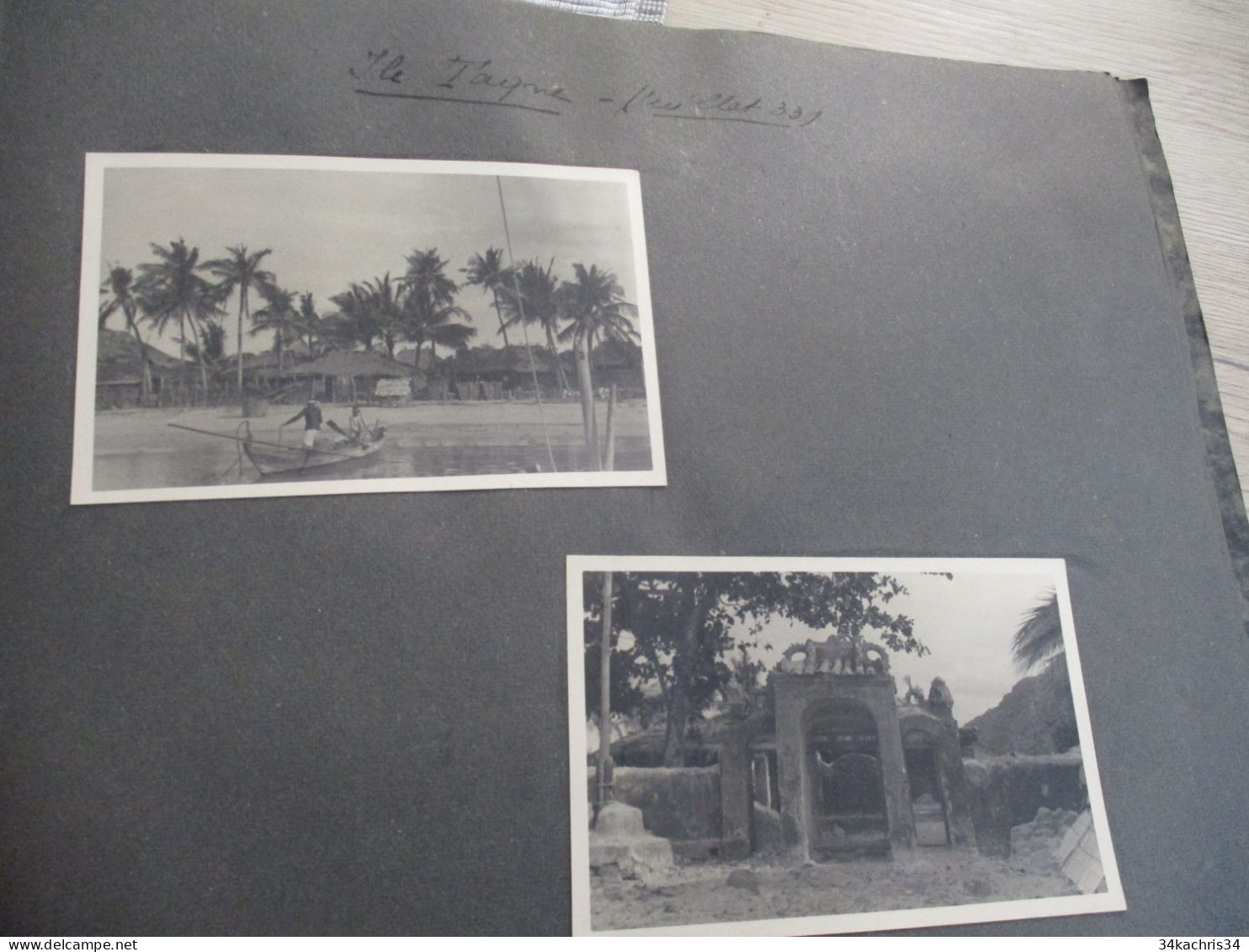 Album voyage LA MARNE 104 photos originales Saïgon Dalat Fort Bayart Chemin de fer Yunnan Fou China Tagne Cambodge Mytho