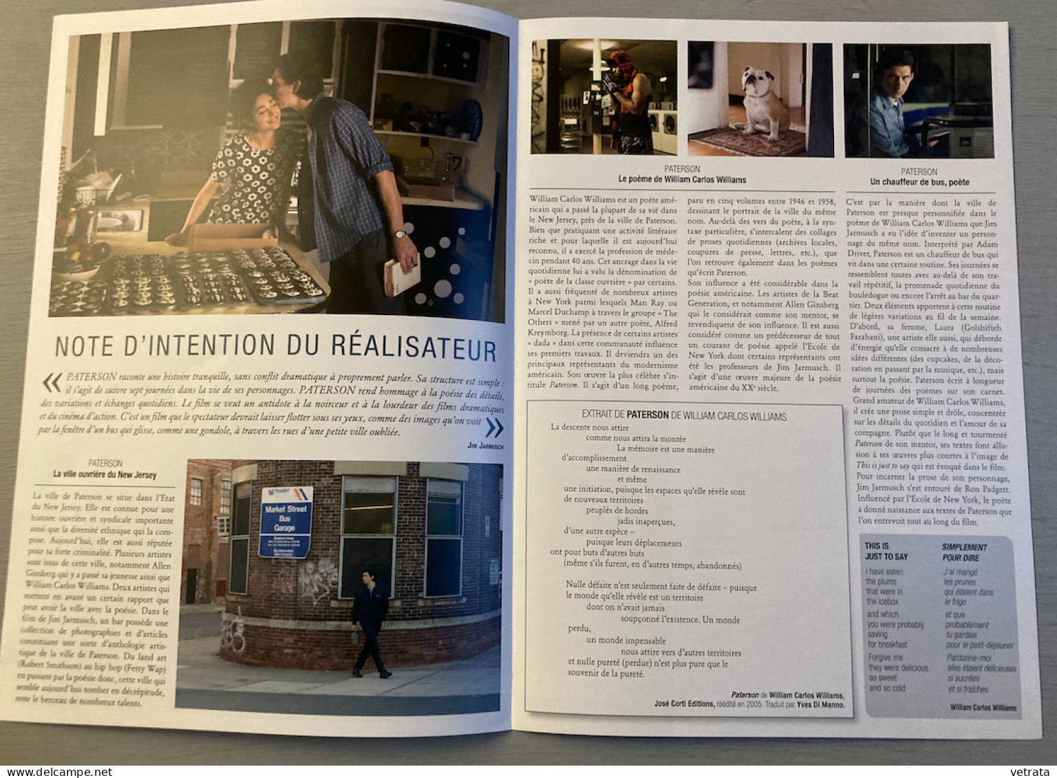 Jim Jarmusch : 1 Supplément Cinéma Libération (02/12/2009 : The Limits Of Control) & 1 Plaquette 4 Pages (Paterson) - Autres & Non Classés