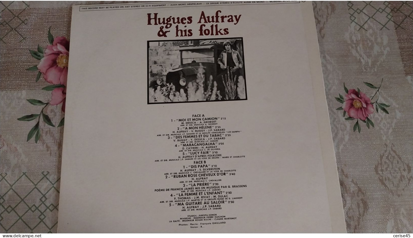 33 TOURS HUGUES AUFRAY ET HIS FOLKS - Other - French Music