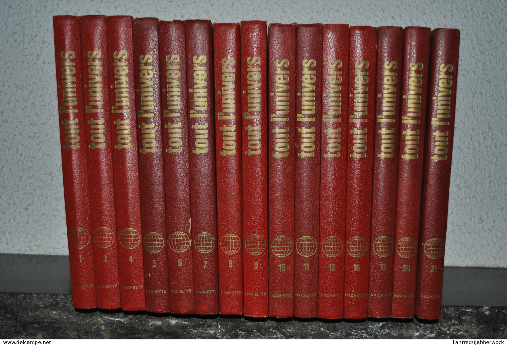 Grande Encyclopédie De Culture Générale TOUT L’UNIVERS Le Livre De Paris Hachette Incomplet : 15 Volumes (sur 21) 1974 - Encyclopaedia