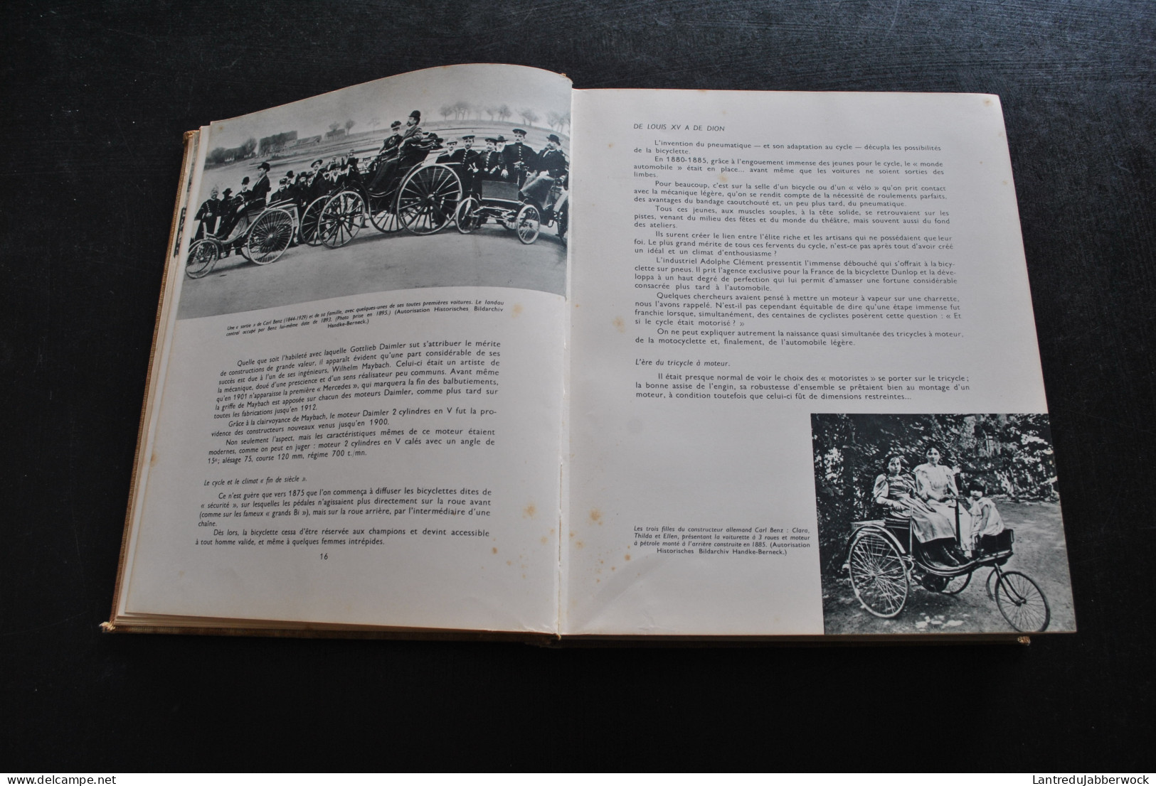 JACQUES ROUSSEAU HISTOIRE MONDIALE DE L'AUTOMOBILE 1958 Hachette Encyclopédie Voiture Grnad Prix Luxe Pilotes Rare - Auto