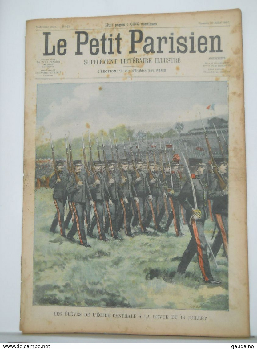 LE PETIT PARISIEN N°702 - 20 JUILLET 1902 - MILITAIRE, ECOLE CENTRALE – FORT BOUGEN A BREST - Le Petit Parisien