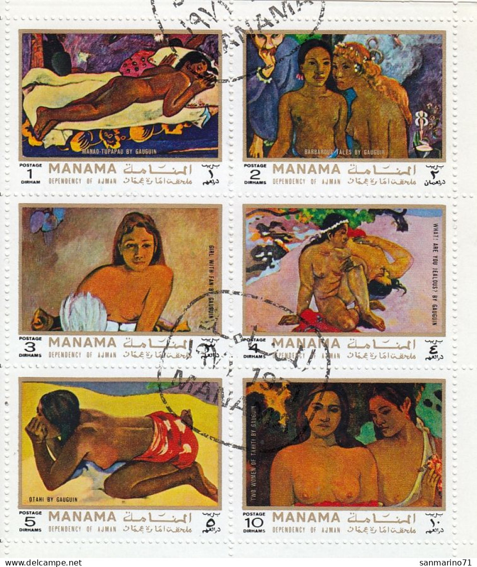 MANAMA 875-880,used - Desnudos