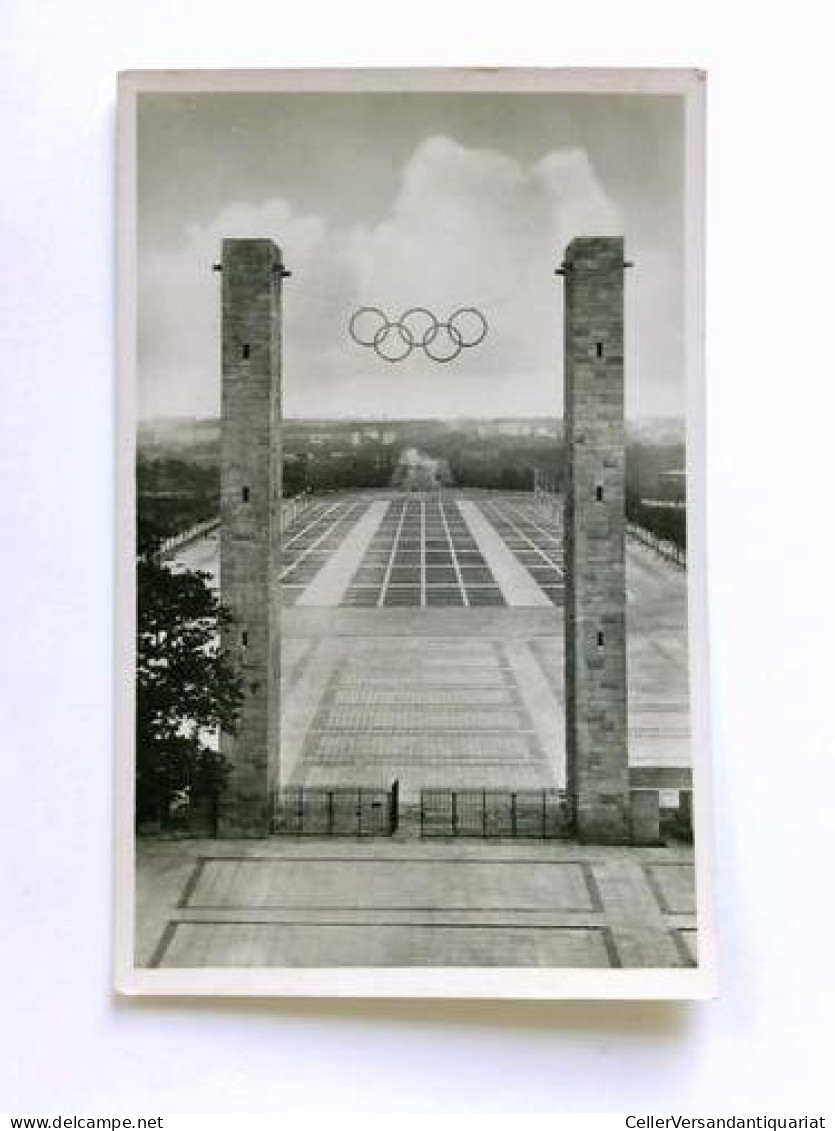 Postkarte: Reichssportfeld. Blick Von Der Deutschen Kampfbahn Durch Das Osttor Von Olympia, Berlin 1936 - Non Classés