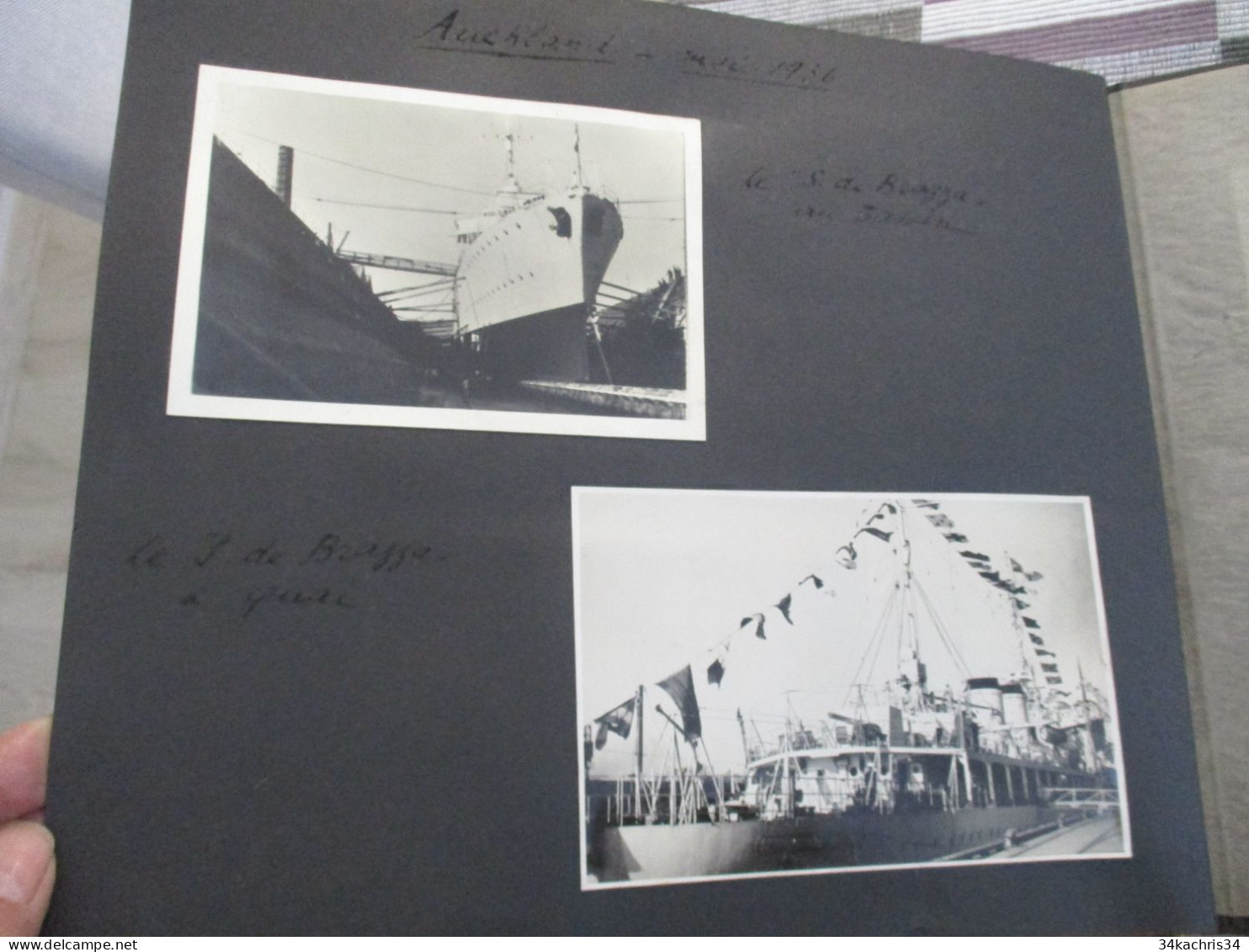 Album Voyage  Sarvognan De Brazza  Campagne 1936 87 Photos Originales Wallis Auckland  Tahiti Tubuac Rapa ..... - Oceanía