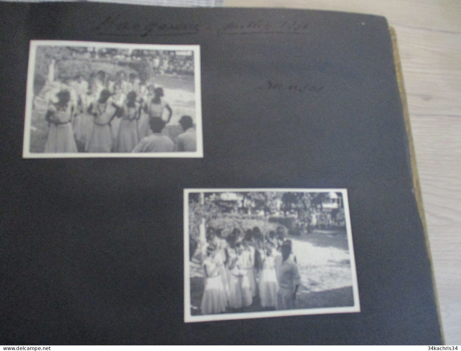 Album voyage  Sarvognan de Brazza  Campagne 1936 87 photos originales Wallis Auckland  Tahiti Tubuac Rapa .....