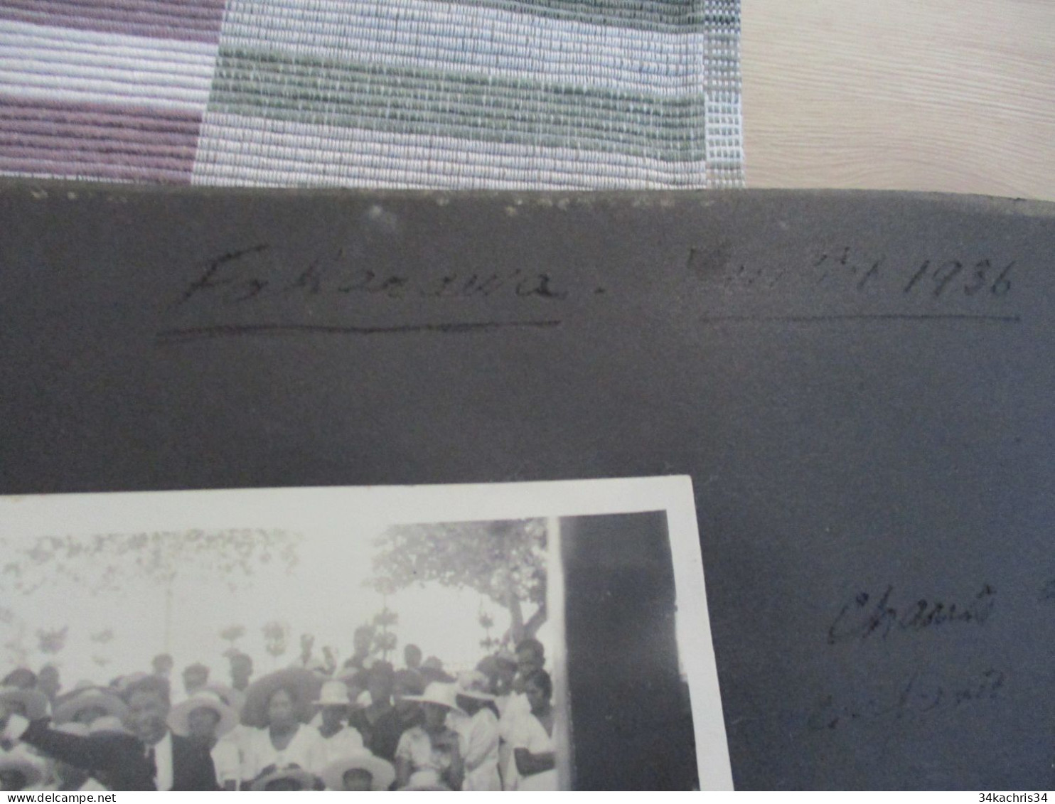 Album voyage  Sarvognan de Brazza  Campagne 1936 87 photos originales Wallis Auckland  Tahiti Tubuac Rapa .....