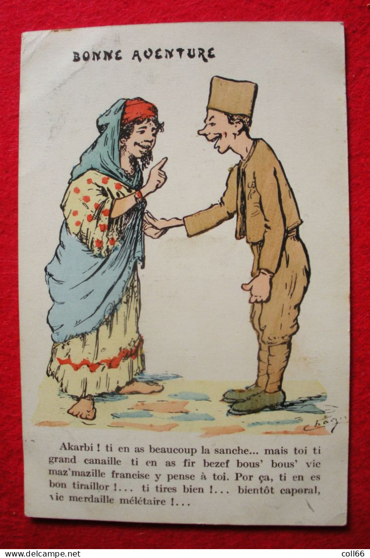 1916-18 Voyante Diseuse De Bonne Aventure Carte Postale Par Chagny éditeur Imp Algérienne Dos Scanné - Chagny