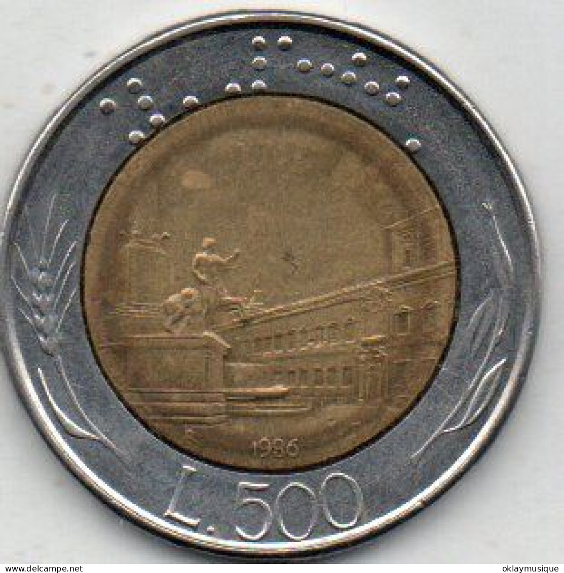 500 Lires 1986 - 500 Liras