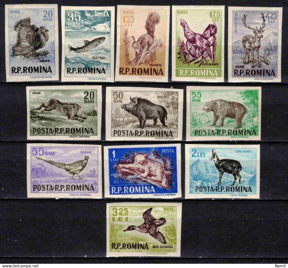 ** Roumanie 1956 Mi 1914-25 (Yv 1488-99), (MNH)** - Ongebruikt