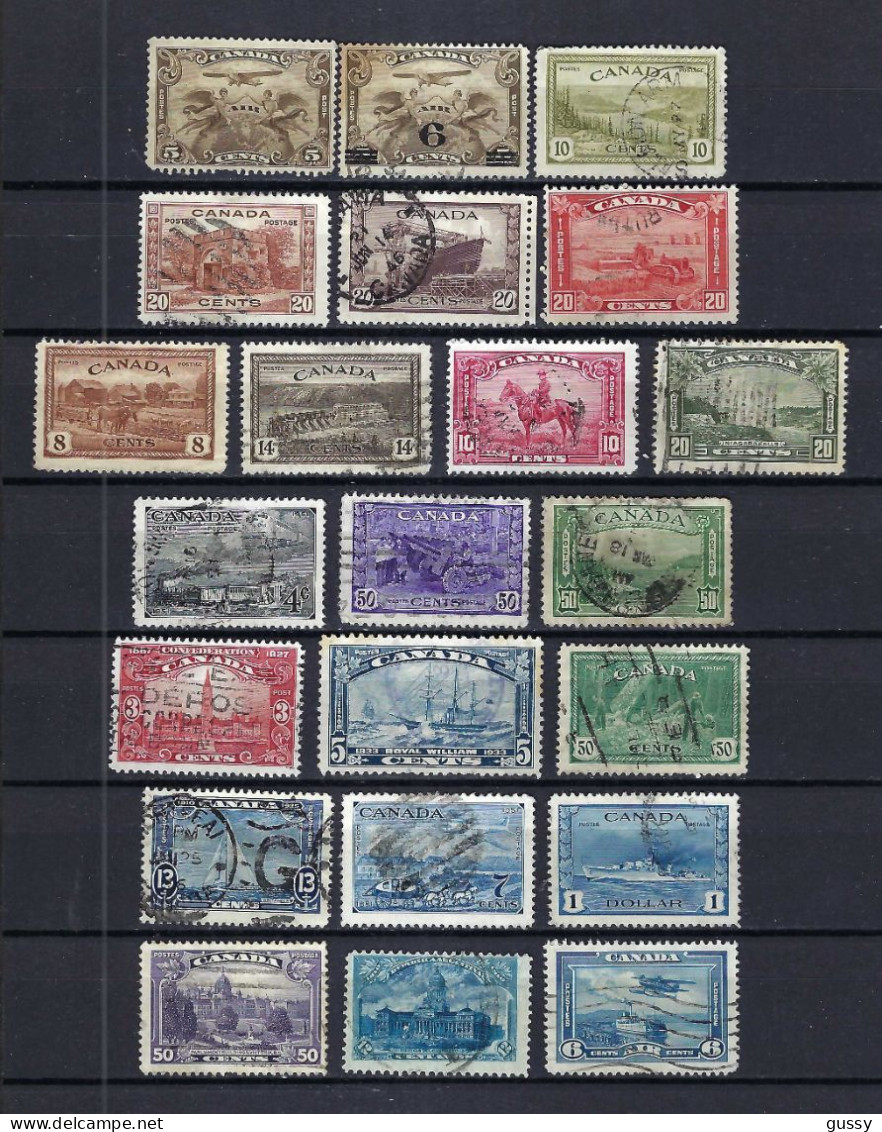 CANADA Ca.1940-60: Lot D' Obl. - Altri & Non Classificati