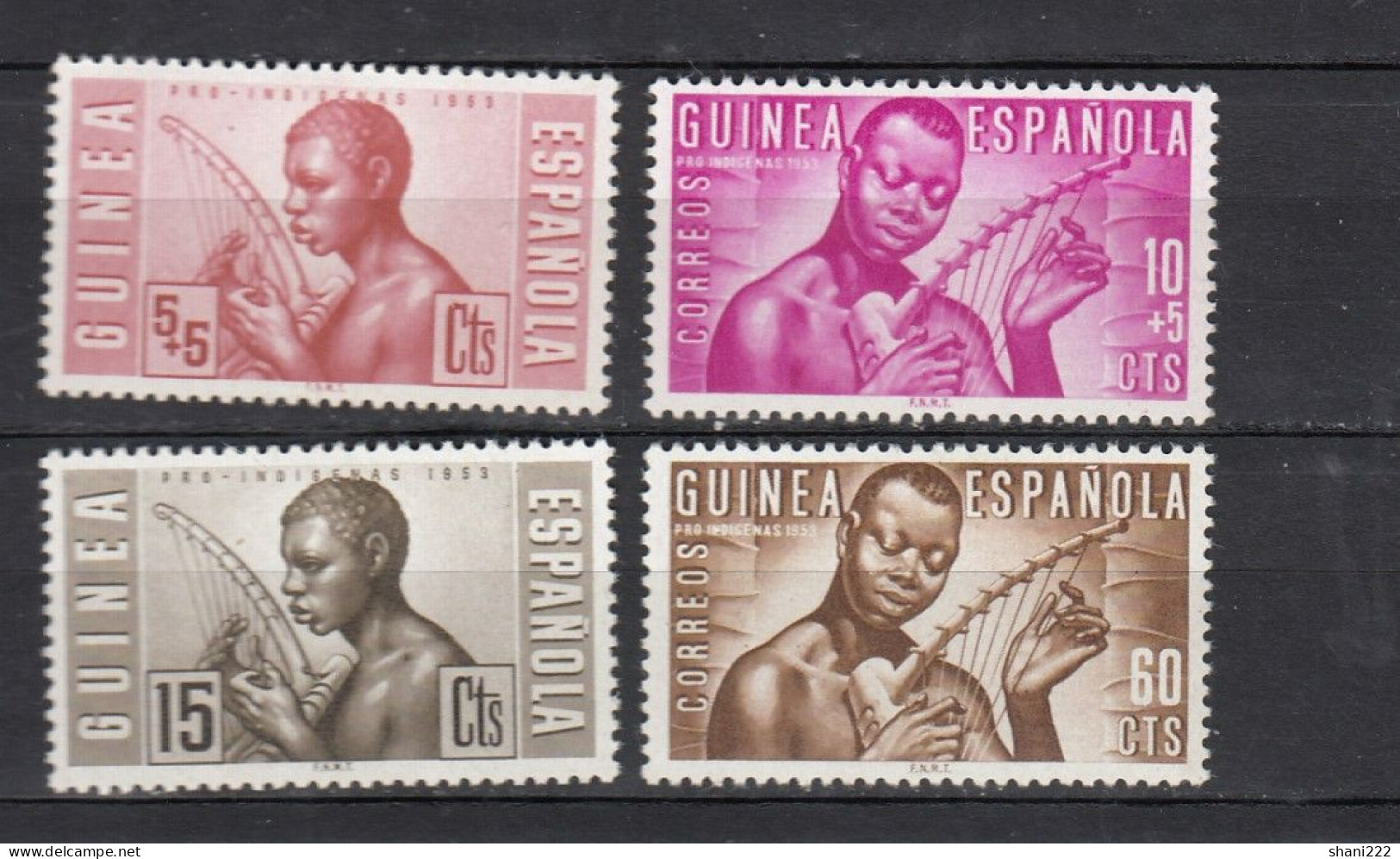 Spanish Guinea - 1953 Music LH-MNH (e-808) - Guinea Espagnole