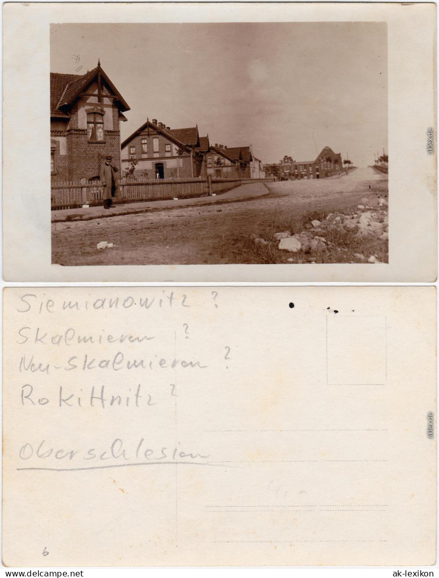 Siemianowitz (Oberschlesien) Siemianowice Śląskie Straßenpartie 1922  - Poland