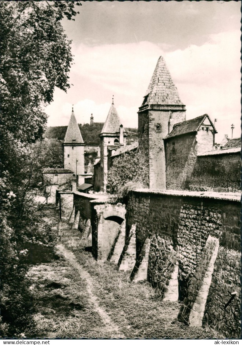 Ansichtskarte Amberg Stadtmauer Beim Vilstor 1960 - Amberg