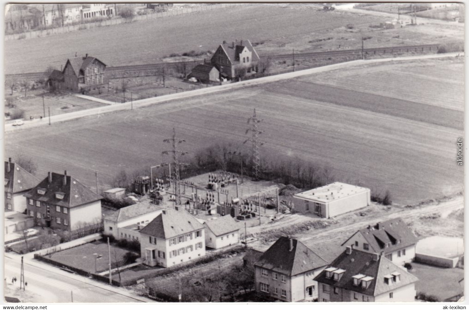 Luftbild  Umspannwerk (freigegeben Der Senator Bremen)Foto Ansichtskarte 1975 - Non Classés