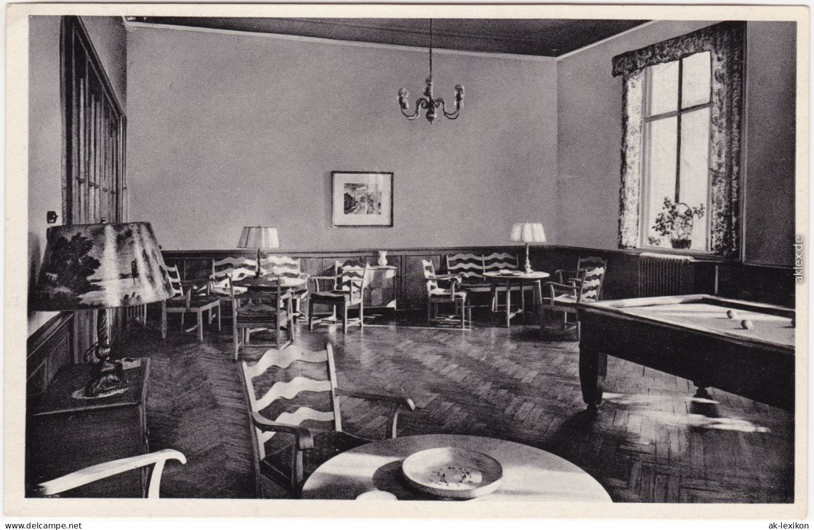 Bad Nenndorf Saal, Parkheim Ansichtskarte 1950 - Bad Nenndorf