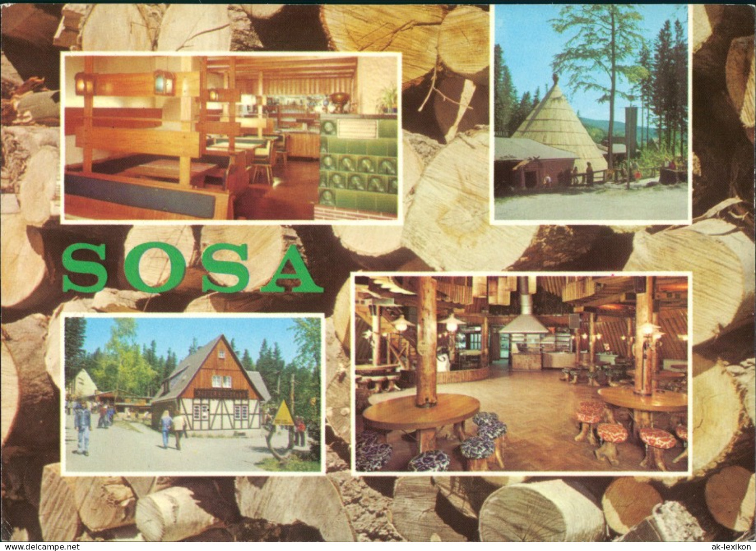 Sosa (Erzgebirge)-Eibenstock Konsum Gaststätten "Köhlerhütte" "Meiler"   1982 - Eibenstock