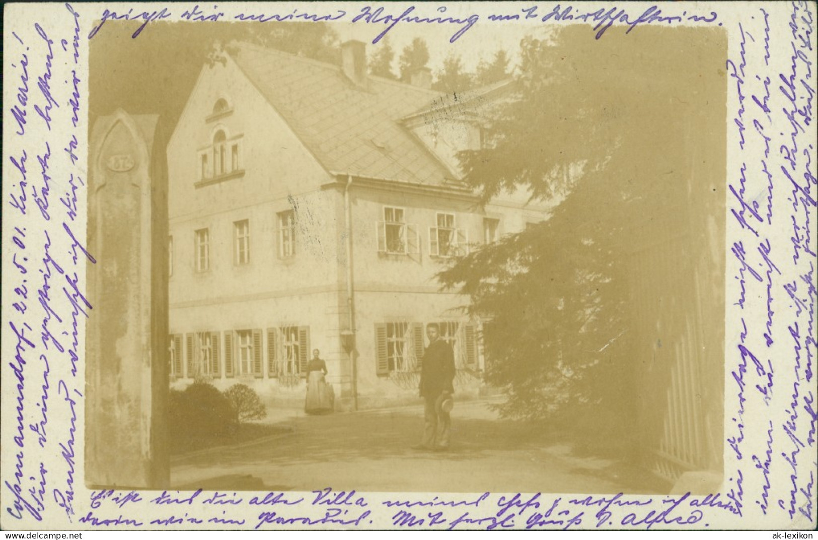 Foto Hainsberg-Freital Villa Hainsberg 1901 Privatfoto  - Freital