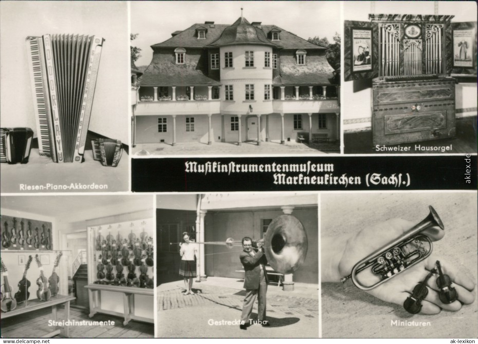 Markneukirchen Musininstrumentenmuseum Riesen-Akkordeon Hausorgel  1974 - Markneukirchen