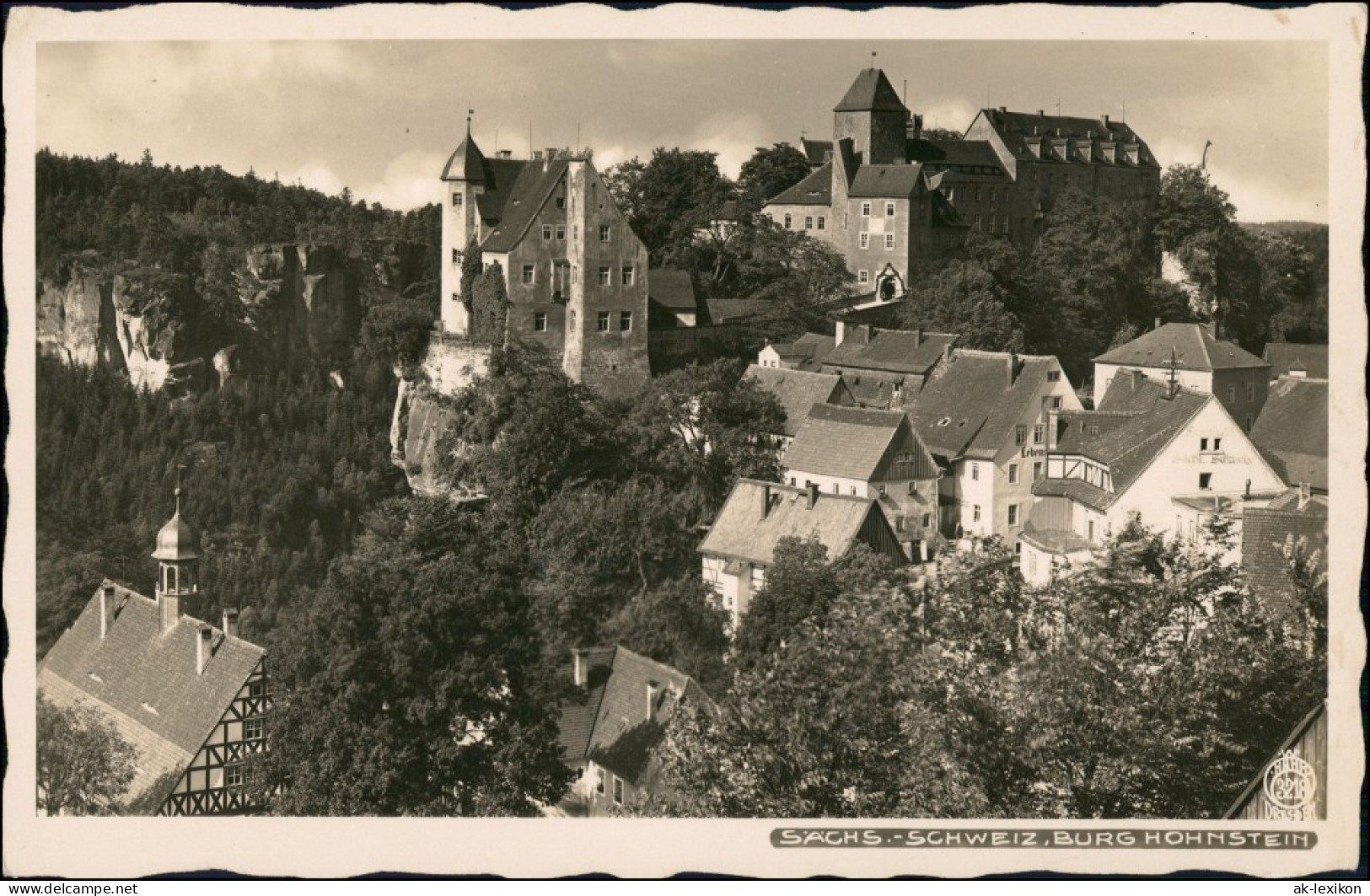 Hohnstein   Burg Hohnstein (Sächsische Schweiz) 1930 Walter Hahn:3218 - Hohnstein (Sächs. Schweiz)