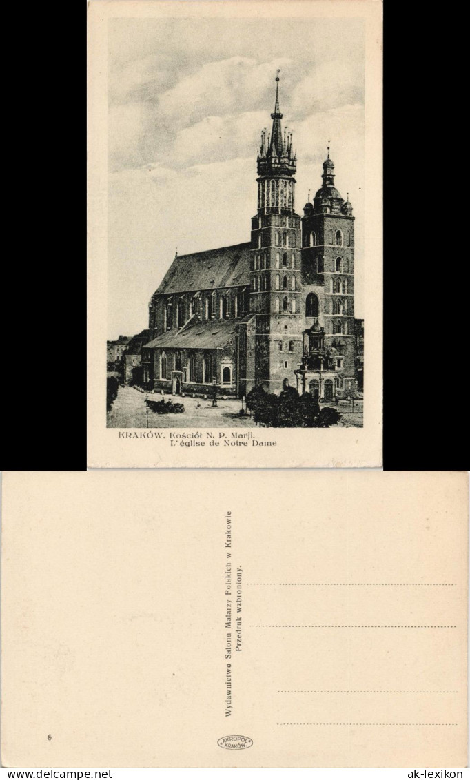 Krakau Kraków Kościół N. P. Marji, Kirche, L'église De Notre Dame 1930 - Poland