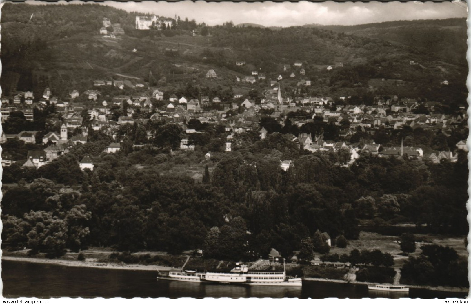 Ansichtskarte Bad Honnef Stadt Rhein-Dampfer 1959 - Bad Honnef