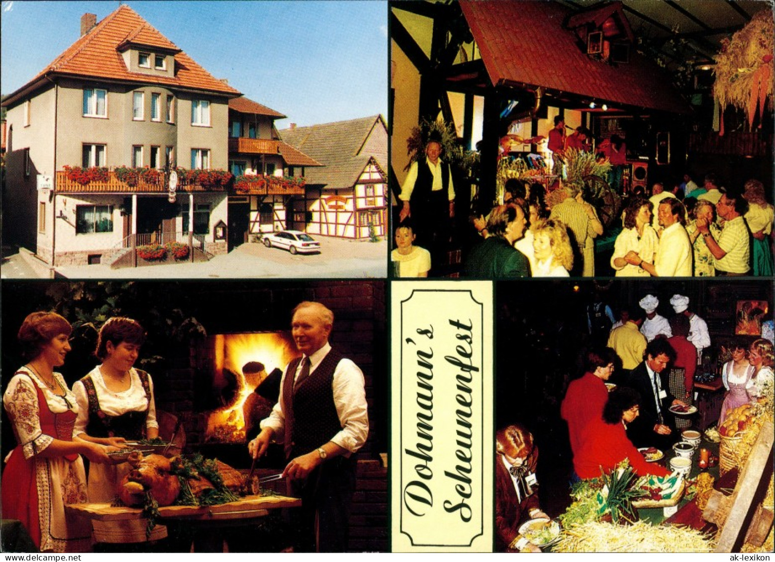 Godelheim-Höxter (Weser) Dohmann Scheunenfest, Unterkunft Hotel Gasthaus 1970 - Hoexter