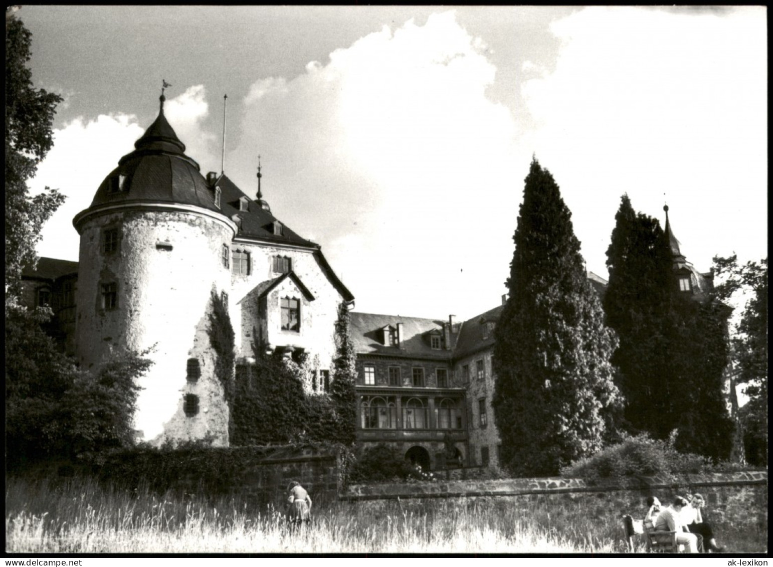 Ansichtskarte Laubach (Hessen) Partie Am Schloß 1979 - Laubach