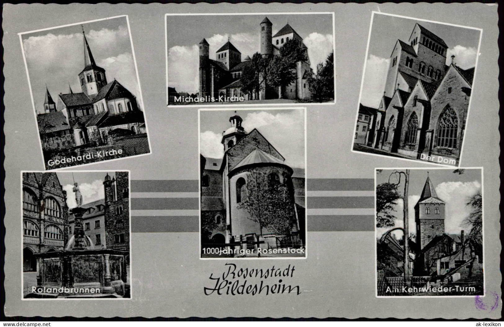 Ansichtskarte Hildesheim Kirchen Mehrbild AK 1964 - Hildesheim