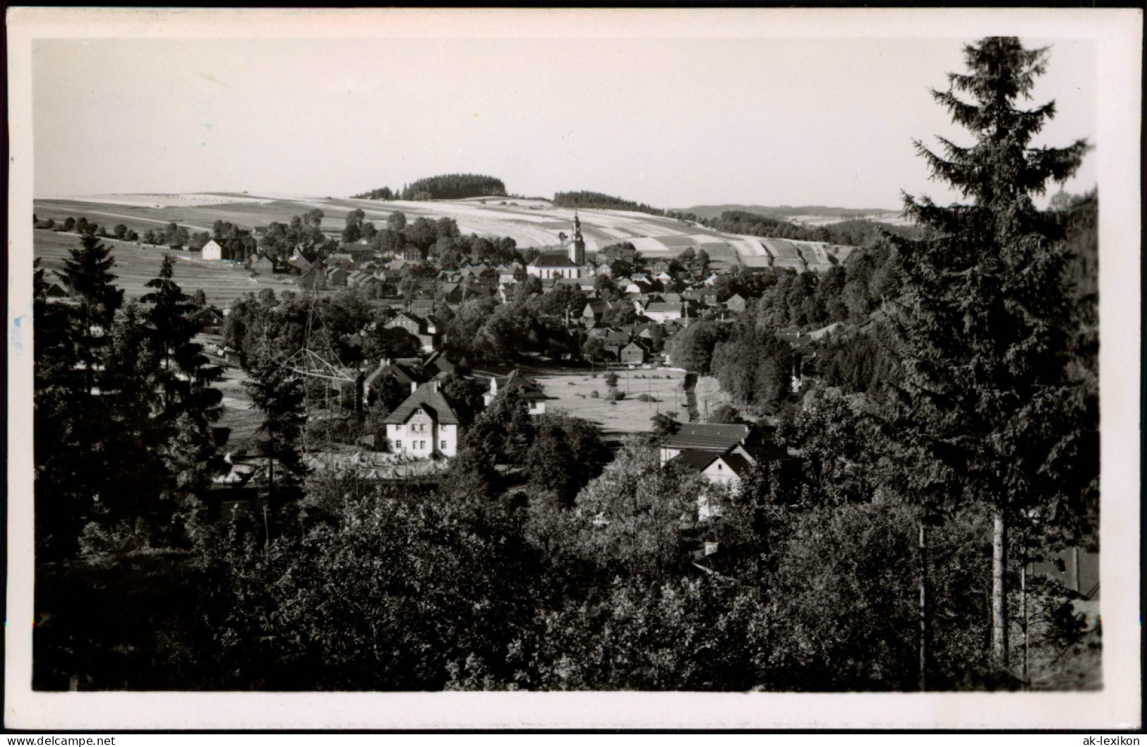 Ansichtskarte Wurzbach Panorama-Ansicht Zu DDR-Zeiten 1960/1959 - Wurzbach